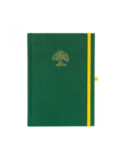 Alternative view of Бележник с точки A5, 80 л, 150 г/м2 The Tree, т. зелен лен, Blopo, каш 20