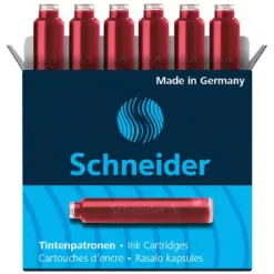 Патронче за писалка червено 6 броя Schneider бр 1