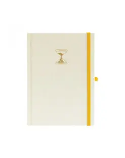 Alternative view of Бележник с точки A5, 80 л, 150 г/м2 The Hourglass, бял лен, Blopo, каш 20