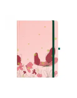 Alternative view of Бележник с точки A5, 96 л, 120 г/м2, офсет Floral Fables, Blopo
