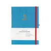 Полудатиран планер A5 80 л 150 г/м2 The Koi син лен Blopo бр 1