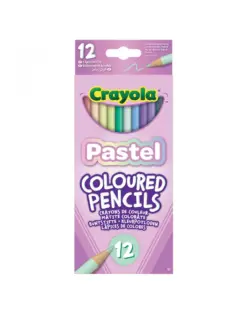 Alternative view of Моливи 12 цв. кръгли пастелни, Crayola