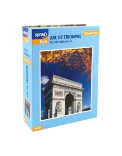 Alternative view of Пъзел в кутия - книга, 500 части 350х470 мм, Arc de Triomphe, Spree Fun