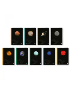Alternative view of Тетрадка A5 мат/UV Planets, 60+2 л.ред, 70 г/м2, Elisa