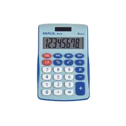 Калкулатор 8 разр. 113x74x17 MJ 450 светло син Maul бр 1