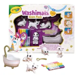 Фигури за оцветяване 4 бр вана Washimals Crayola бр 1