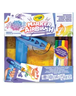 Alternative view от Пистолет Airbrush + 8 маркера, Crayola, каш 12