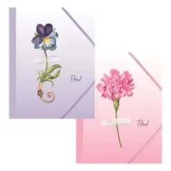 Папка с ластик А4 PP Floral Spree бр 1