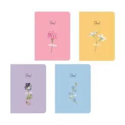 Бележник A6 мат Floral 40 л. ред шит с конец Spree бр 1