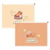 Папка с цип дъно 30 мм А4 мат PP Capybara 33x24.5 см Spree бр 1