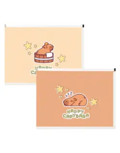 Alternative view of Папка с цип, дъно 30 мм, А4, мат PP, Capybara, 33x24.5 см, Spree, каш 240