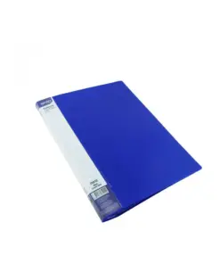 Alternative view of Папка с 10 джоба, A4 PP, синя, Stripes, Spree, каш 84