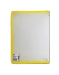 Alternative view of Папка с шит цип жълт A4+, 25х33х3 см, мат PP, Spree, каш 144
