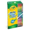 Флумастери 50 цв. коничен връх измиваеми Crayola бр 1