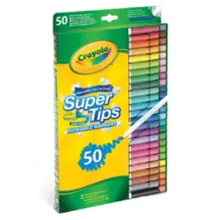 Флумастери 50 цв. коничен връх измиваеми Crayola бр 1