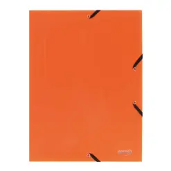 Папка с ластик PP оранж A4 400 µ Spree бр 1