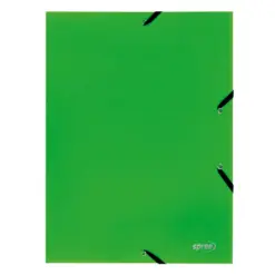 Папка с ластик PP св. зелена A4 400 µ Spree бр 1