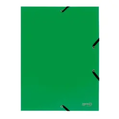 Папка с ластик PP зелена A4 400 µ Spree бр 1