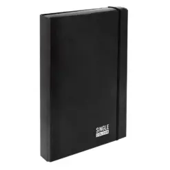 Кутия с ластик Single Colour 230х315х40 мм черна картон Spree бр 1