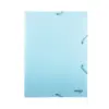 Папка с ластик PP Pastel синя A4 400 µ Spree бр 1