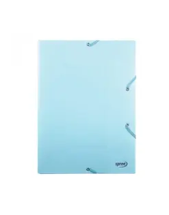 Alternative view of Папка с ластик PP, Pastel синя, A4, 400 µ, Spree, каш 96