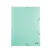 Папка с ластик PP Pastel зелена A4 400 µ Spree бр 1