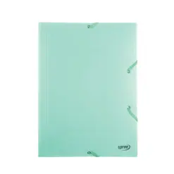 Папка с ластик PP Pastel зелена A4 400 µ Spree бр 1