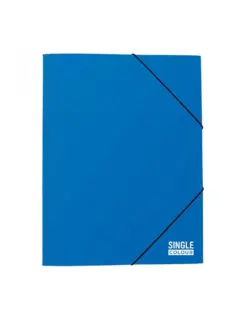Alternative view of Папка с ластик Single Colour 260х340 мм синя, картон, Spree, каш 72