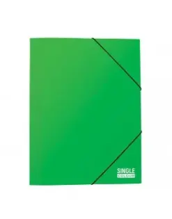 Alternative view of Папка с ластик Single Colour 260х340 мм зелена, картон, Spree, каш 72