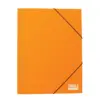 Папка с ластик Single Colour 260х340 мм оранж картон Spree бр 1