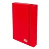 Кутия с ластик Single Colour 245х325х50 мм червена картон Spree бр 1