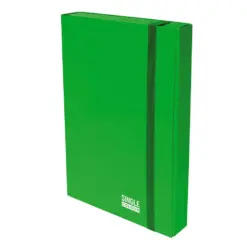 Кутия с ластик Single Colour 245х325х50 мм зелена картон Spree бр 1