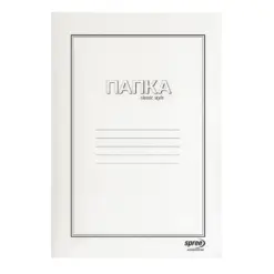 Папка с машинка картон classic А4 Spree стек 50
