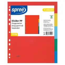 Разделител РР 5 цвята Spree бр 1