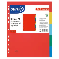 Разделител РР 2x6 цвята Spree бр 1