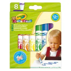 Маркери 8 цв. измиваеми Mini Kids Crayola бр 1