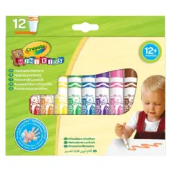 Маркери 12 цв. измиваеми Mini Kids Crayola бр 1