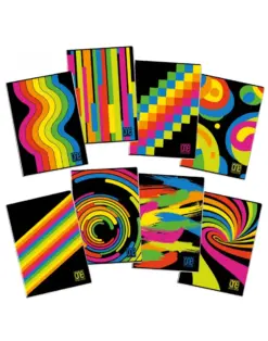 Alternative view of Тетрадка A4 UV One Color Black&Fluo шита, 40+2 л.ред, 80 г/м2, Blasetti