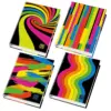 Класьор 4 ринга One Color Black&Fluo А4 картон гланц 35 мм Blasetti бр 1