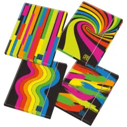 Кутия с ластик One Color Black&Fluo 260х350х10 мм Blasetti бр 1