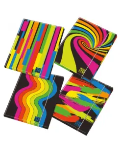 Alternative view of Кутия с ластик One Color Black&Fluo, 260х350х10 мм, Blasetti