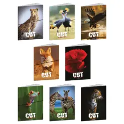 Тетрадка А4 UV Animal cut 40+2 л.ред 80 г/м2 Blasetti бр 1