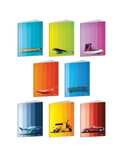 Alternative view of Тетрадка А4 UV Over the color, 40+2 л.ред, 80 г/м2, Blasetti