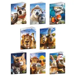 Тетрадка А4 100 г/м2 UV Animal selfie 48+2 л.ред Blasetti бр 1