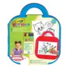 Подложка за рисуване куфарче 4 пастела шаблони и стикери Mini Kids Crayola бр 1