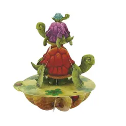 Картичка Balancing Tortoises Pirouettes Santoro бр 1