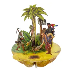 Картичка Treasure Island Pirouettes Santoro бр 1