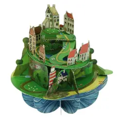 Картичка Hill Town Pirouettes Santoro бр 1