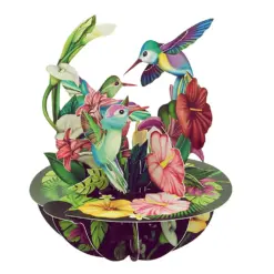 Картичка Humming Birds Pirouettes Santoro бр 1