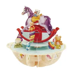 Картичка Rocking Horse Pirouettes Santoro бр 1